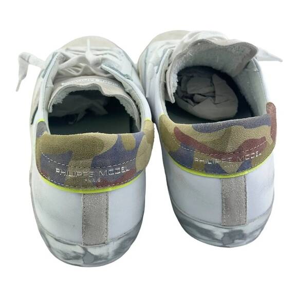 Philippe Model Paris Men's size 12.5-13 Sneakers White leather - Picture 7 of 10